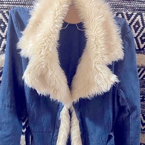 Vintage Bohemian Denim Coat
